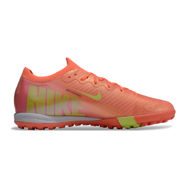 Nike Zoom Mercurial Vapor 16 Elite Red and Yellow Turf TF Kids Football Boot