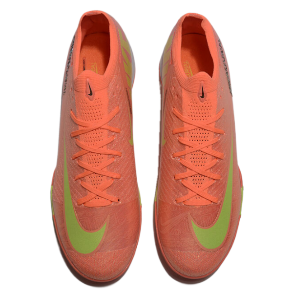 Nike Zoom Mercurial Vapor 16 Elite Red and Yellow Turf TF Kids Football Boot