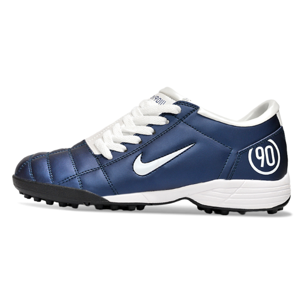 Nike Total 90 III Kids Turf TF Football Boot Blue and White