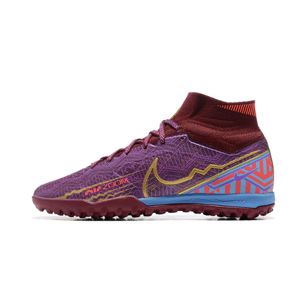 Nike Zoom Mercurial Superfly 9 Elite Kids Purple TF