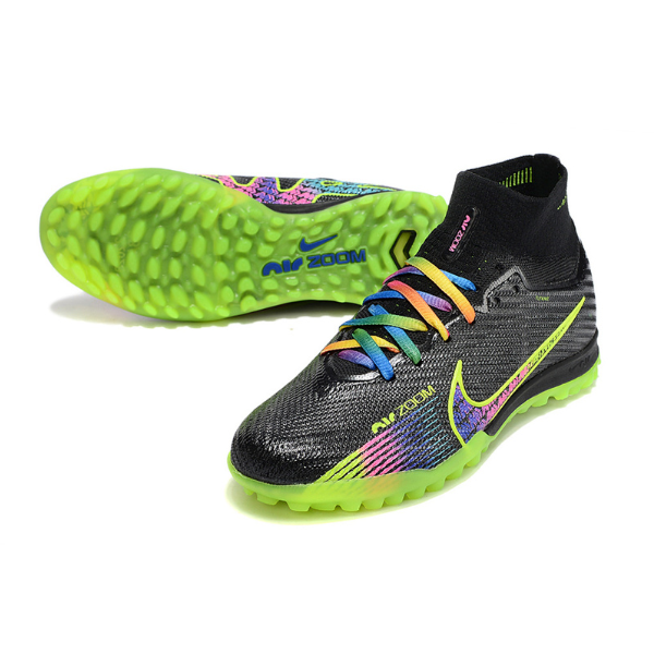 Nike Zoom Mercurial Superfly 9 Elite Black and Multi TF Kids