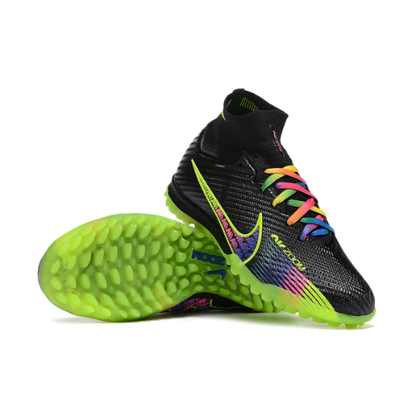 Nike Zoom Mercurial Superfly 9 Elite Black and Multi TF Kids