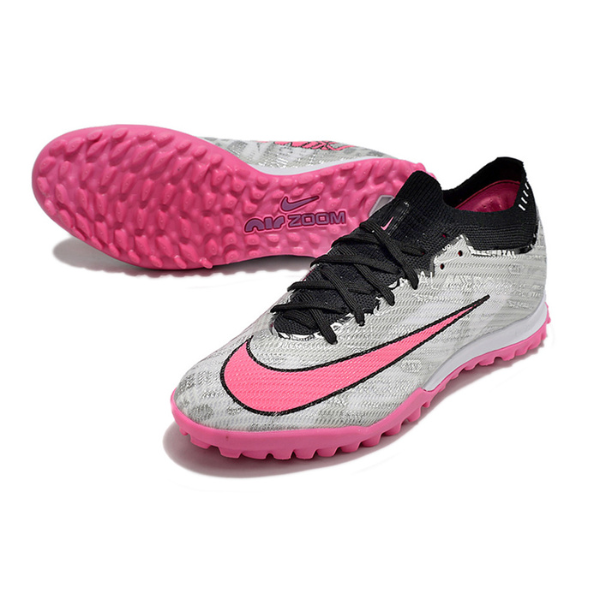 Nike Zoom Mercurial Vapor 15 Elite Gray and Pink TF Kids