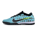 Nike Zoom Mercurial Vapor 15 Elite Light Blue and Black TF Kids