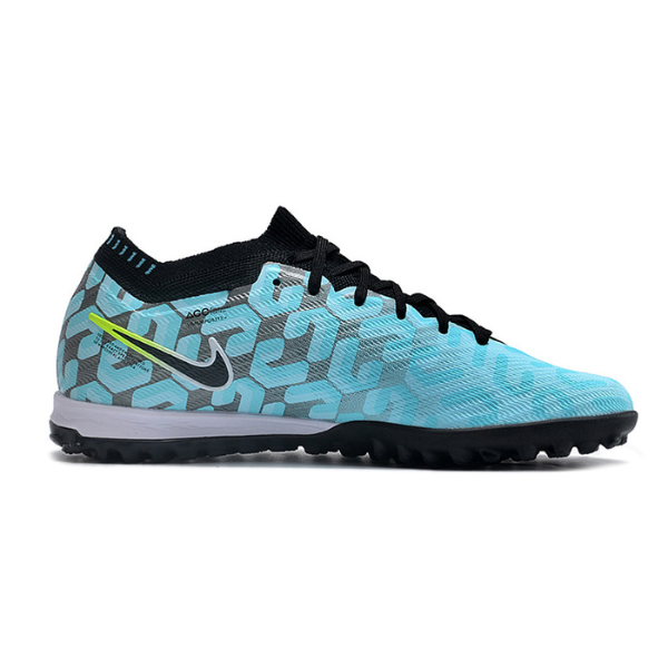 Nike Zoom Mercurial Vapor 15 Elite Light Blue and Black TF Kids