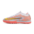 Nike Zoom Mercurial Vapor 15 Elite Silver and Orange TF Kids