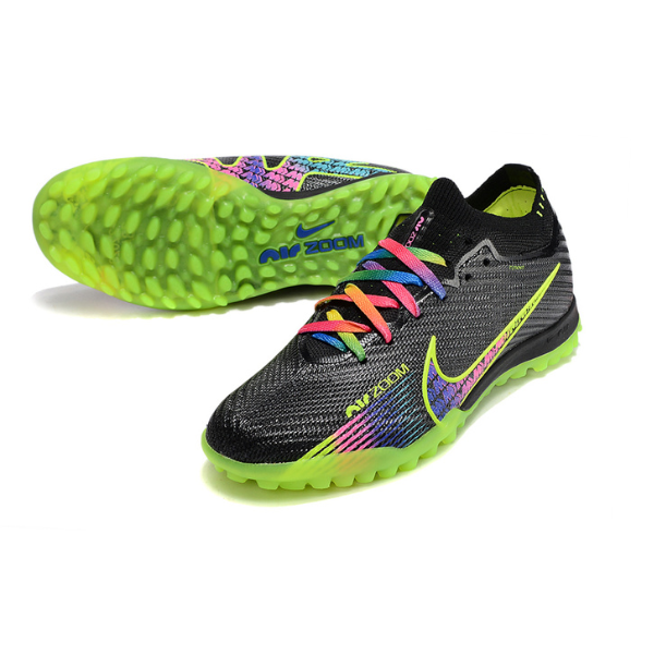 Nike Zoom Mercurial Vapor 15 Elite Black and Colorful Kids TF