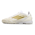 Adidas F50 Elite White and Gold TF