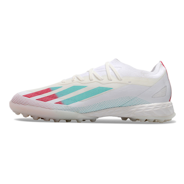 Adidas X Crazyfast.1 White Pink and Blue TF