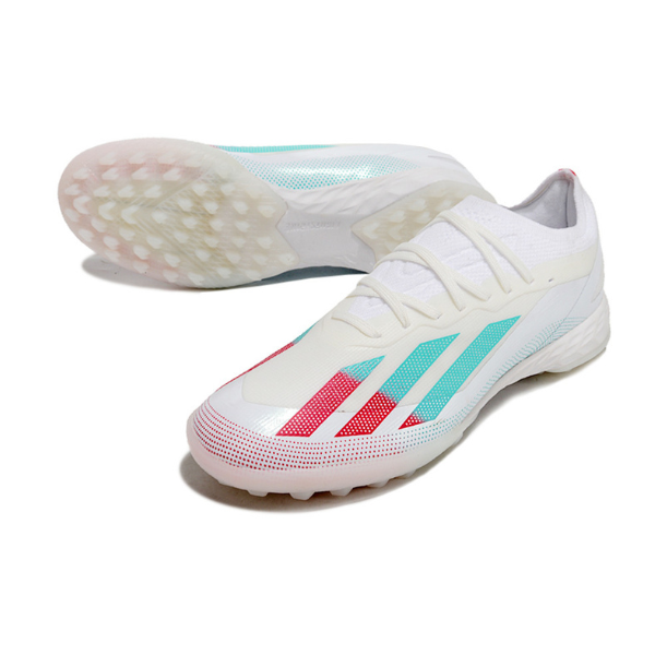 Adidas X Crazyfast.1 White Pink and Blue TF