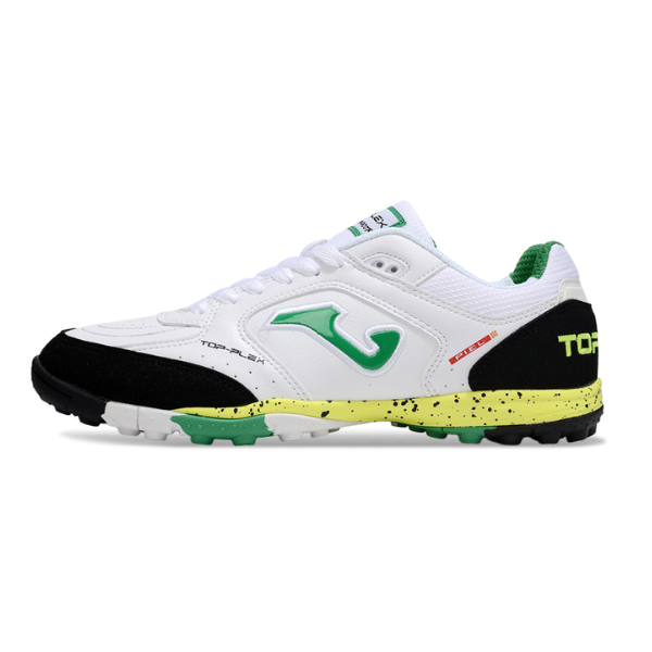 Joma Top Flex White Black and Green TF