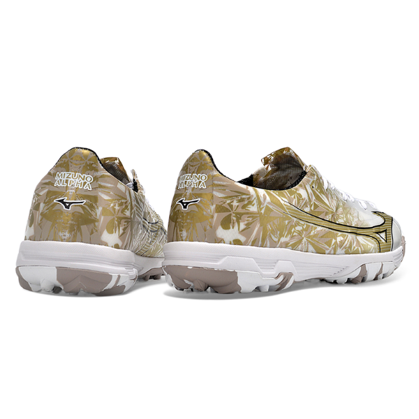 Mizuno Alpha White and Gold TF