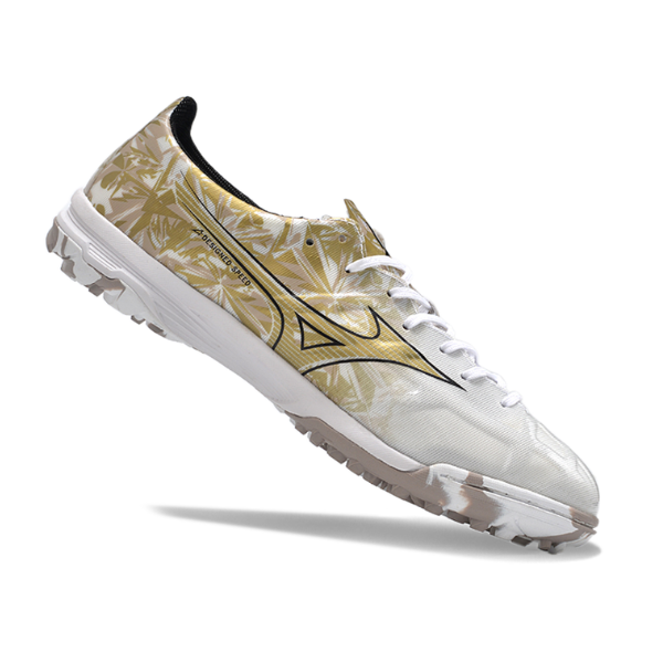 Mizuno Alpha White and Gold TF