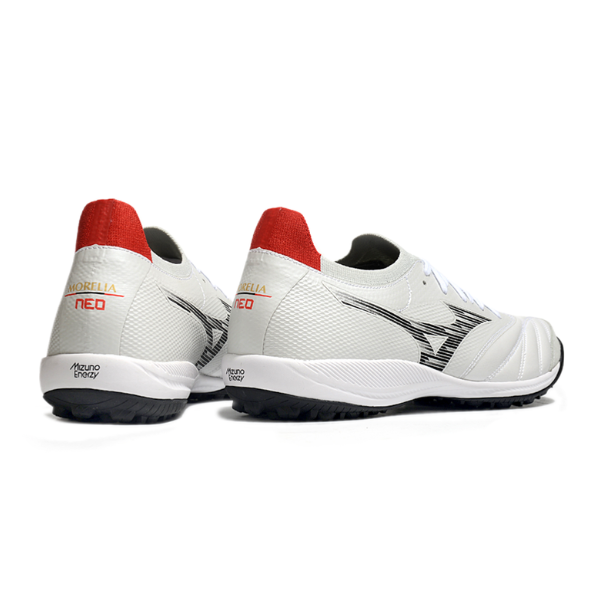 Mizuno Neo Sala TF White Black and Red