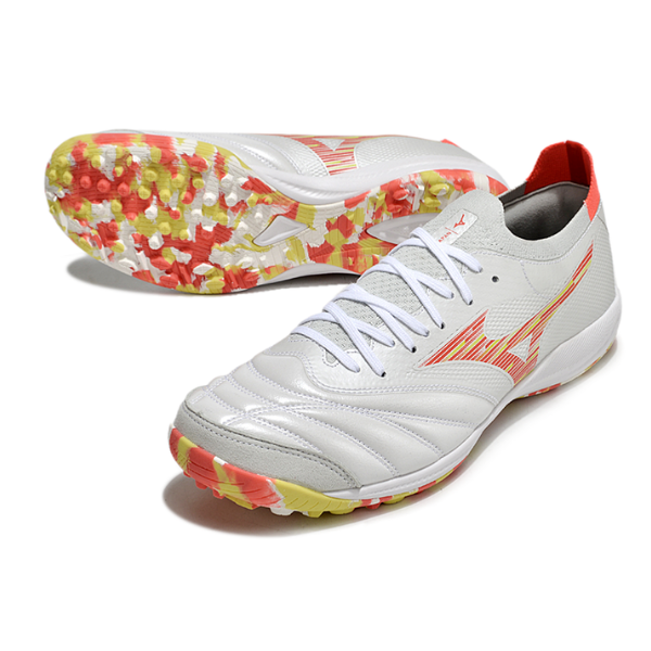 Mizuno Neo Sala TF White Orange and Yellow