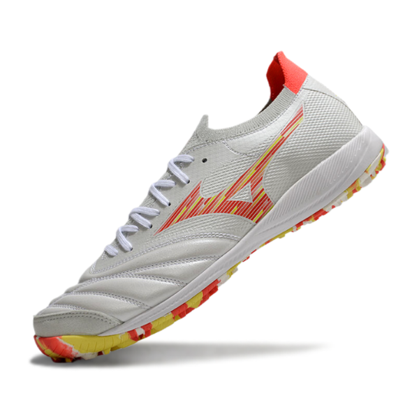 Mizuno Neo Sala TF White Orange and Yellow