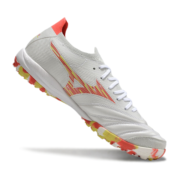 Mizuno Neo Sala TF White Orange and Yellow