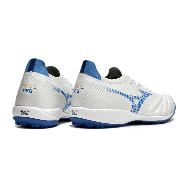 Mizuno Neo Sala White and Light Blue TF
