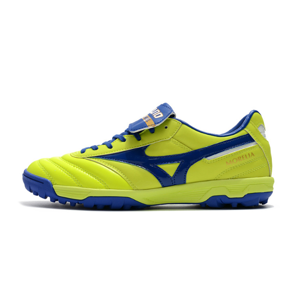 Mizuno Morelia Sala Classic Neon Green and Blue TF