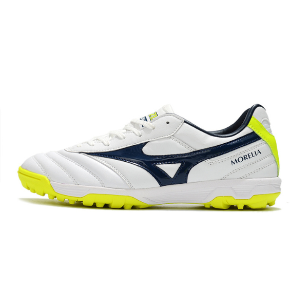 Mizuno Morelia Sala Classic White Green and Blue TF