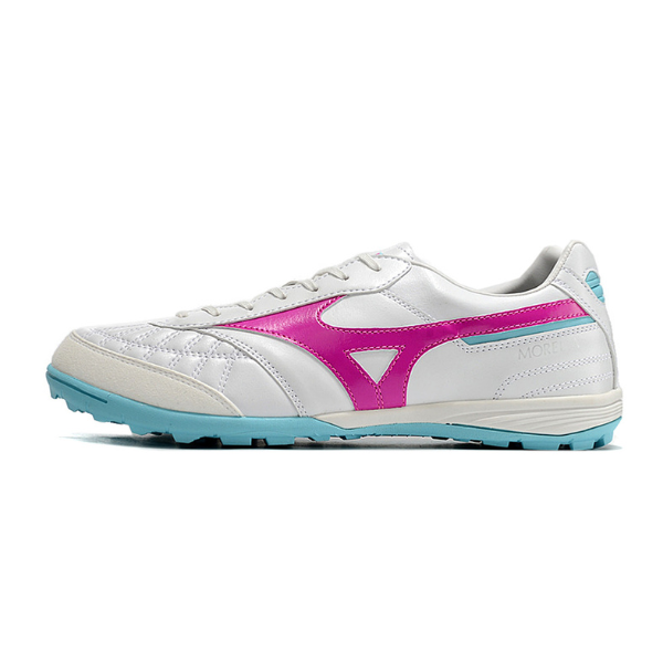 Mizuno Morelia Sala White Pink and Blue TF