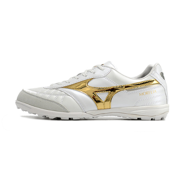 Mizuno Morelia Sala White and Gold TF