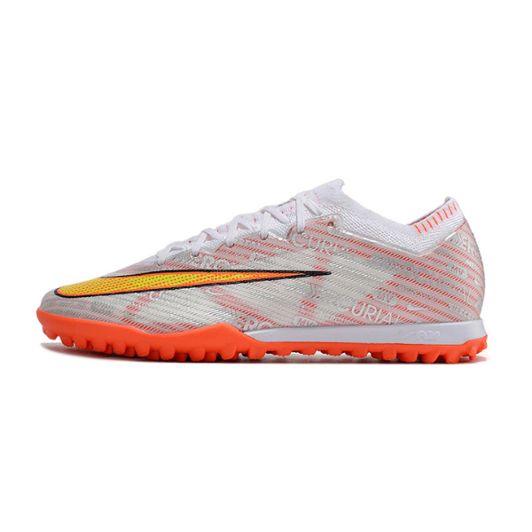 Nike Zoom Mercurial Vapor 15 Elite Silver and Orange TF