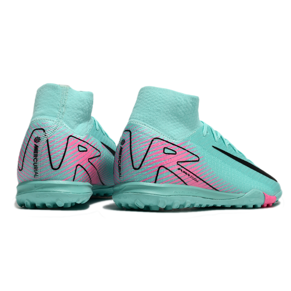 Nike Zoom Mercurial Superfly 10 Elite Light Blue and Pink TF