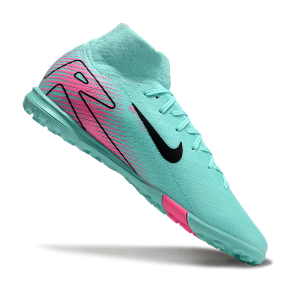 Nike Zoom Mercurial Superfly 10 Elite Light Blue and Pink TF