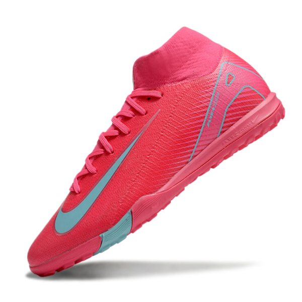 Nike Zoom Mercurial Superfly 10 Elite Pink and Light Blue TF