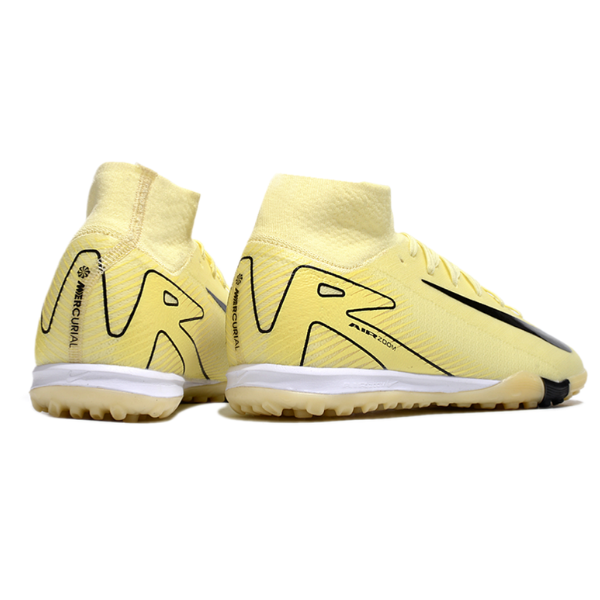 Nike Zoom Mercurial Superfly 10 Elite Yellow and Black TF