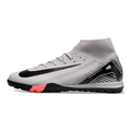 Nike Zoom Mercurial Superfly 10 Elite Gray and Black TF