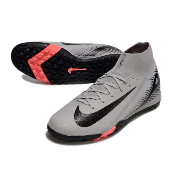 Nike Zoom Mercurial Superfly 10 Elite Gray and Black TF