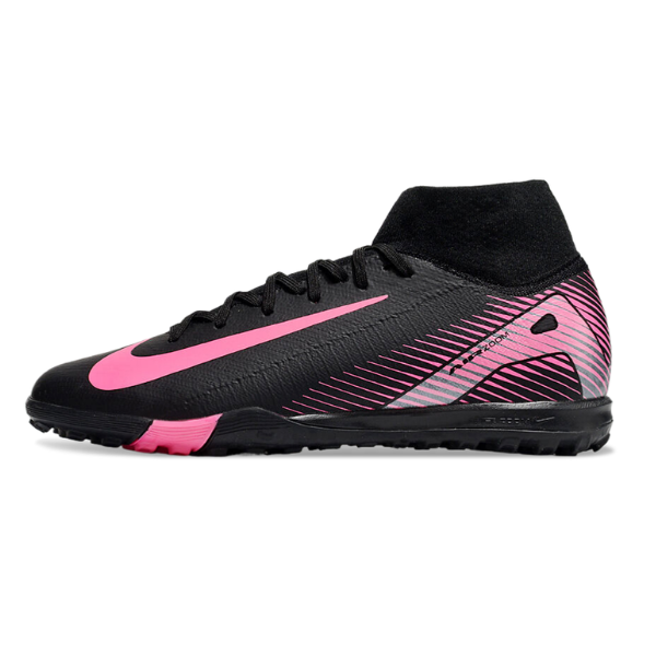 Nike Zoom Mercurial Superfly 10 Elite Black and Pink TF