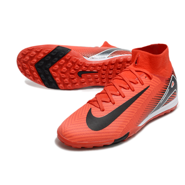 Nike Zoom Mercurial Superfly 10 Elite Red and Black TF