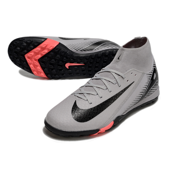 Nike Zoom Mercurial Superfly 10 Academy Grey and Black TF