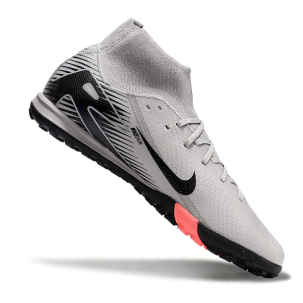 Nike Zoom Mercurial Superfly 10 Academy Grey and Black TF