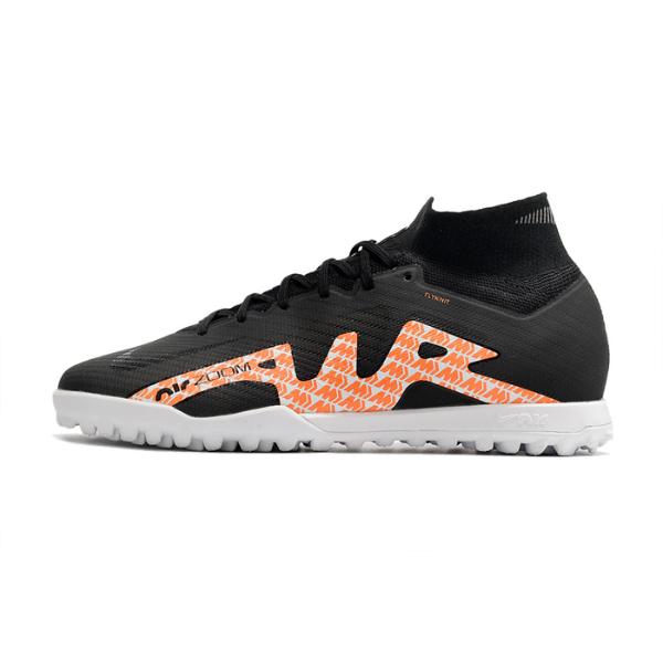 Nike Zoom Mercurial Superfly 9 Elite Black and White TF