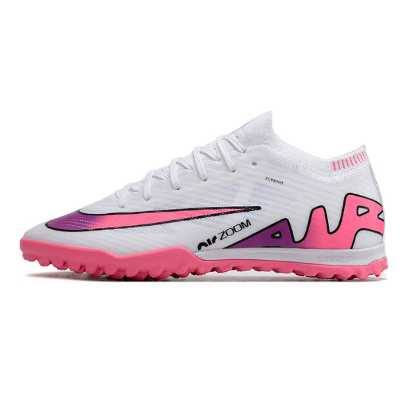 Nike Zoom Mercurial Vapor 15 Elite White Pink and Blue TF