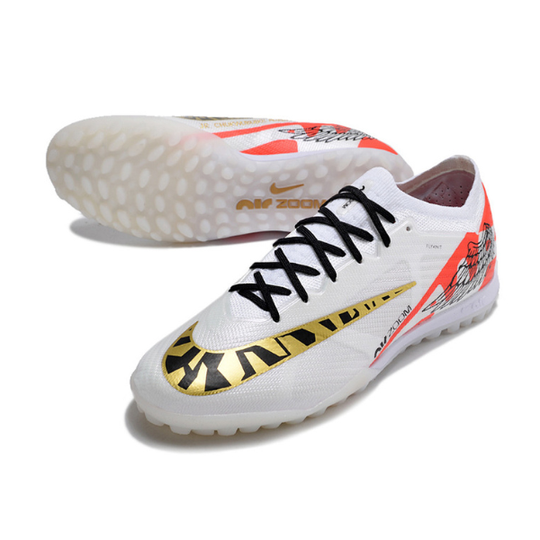 Nike Zoom Mercurial Vapor 15 Elite White Red and Black TF