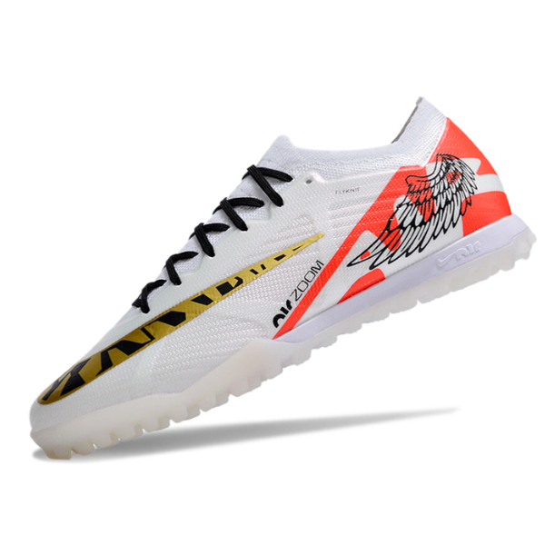 Nike Zoom Mercurial Vapor 15 Elite White Red and Black TF