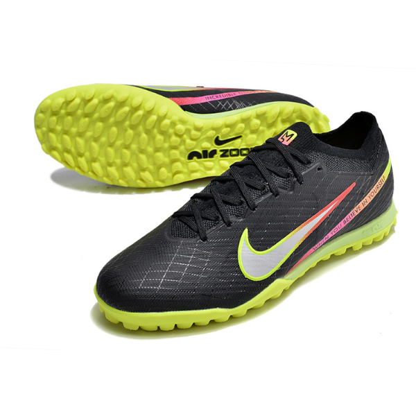 Nike Zoom Mercurial Vapor 15 Elite Black and Green TF