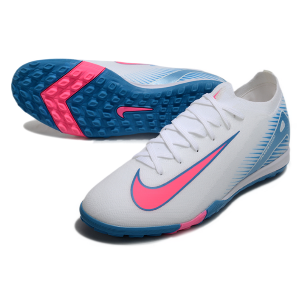 Nike Zoom Mercurial Vapor 16 Elite White Light Blue and Pink TF
