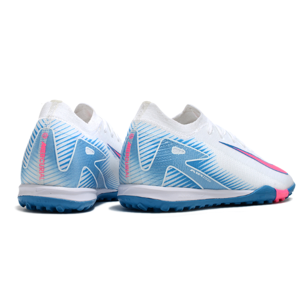 Nike Zoom Mercurial Vapor 16 Elite White Light Blue and Pink TF