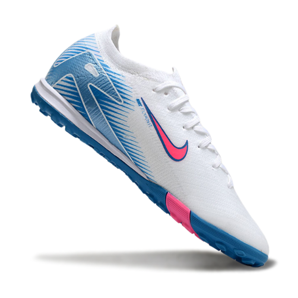 Nike Zoom Mercurial Vapor 16 Elite White Light Blue and Pink TF