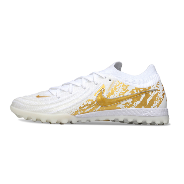 Nike Phantom GX2 Elite White and Gold TF