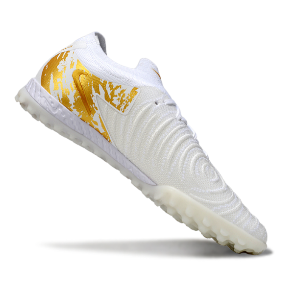 Nike Phantom GX2 Elite White and Gold TF