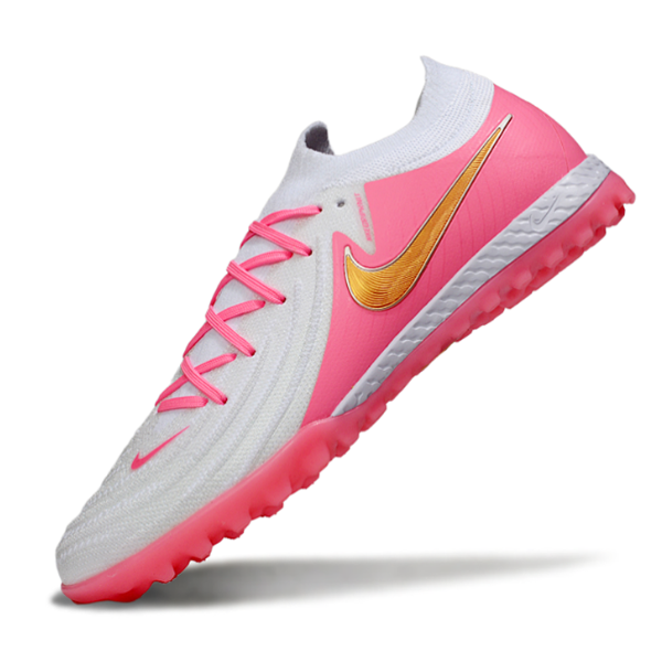 Nike Phantom GX2 Elite White and Pink TF