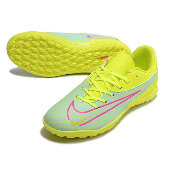 Nike Phantom GX Academy Yellow Green and Pink TF