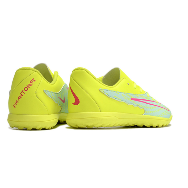 Nike Phantom GX Academy Yellow Green and Pink TF